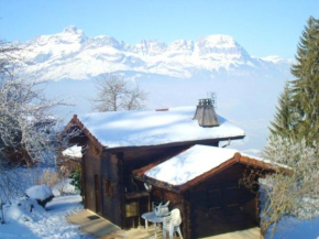  Chalet de 2 chambres avec terrasse amenagee et wifi a Saint Gervais les Bains a 3 km des pistes  Сен-Жерве-Ле-Бен